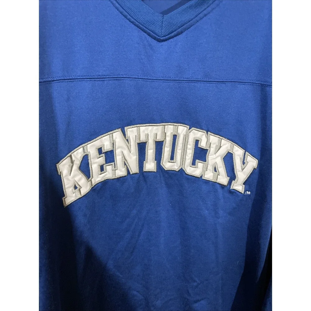 Men's Large Active University Of Kentucky Wildcats Blue Sweatshirt Polyester‎